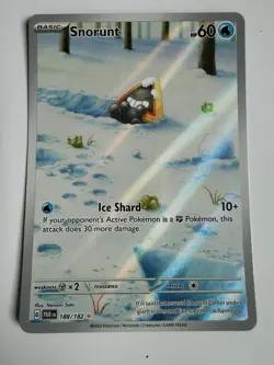 Pokemon Snorunt 188/182 | Illustration Rare | SV04 Paradox Rift | NM - Image 1