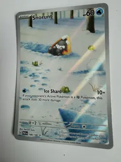 Pokemon Snorunt 188/182 | Illustration Rare | SV04 Paradox Rift | NM - Image 3