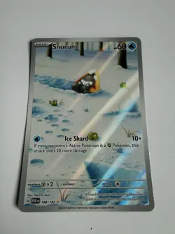 Pokemon Snorunt 188/182 | Illustration Rare | SV04 Paradox Rift | NM - Image 5