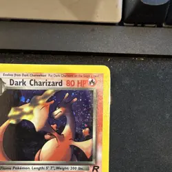 2000 Pokemon Team Rocket Unlimited Dark Charizard #4/82 Holo Rare LP/MP - Image 3