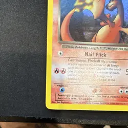 2000 Pokemon Team Rocket Unlimited Dark Charizard #4/82 Holo Rare LP/MP - Image 5