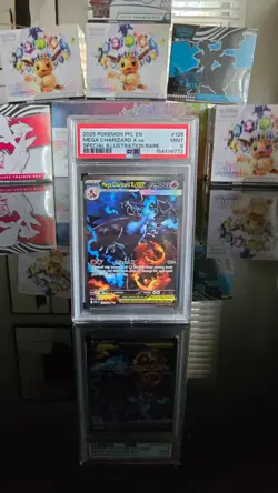 Pokemon TCG Mega Charizard X ex 125/094 Me02 Phantasmal Flames SIR Holo PSA 9 - Image 3