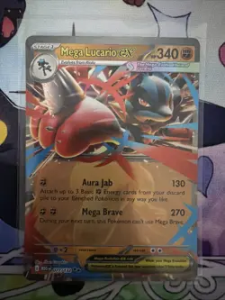 Pokemon TCG, Mega Lucario Ex 077/132 - Mega Evolution Base Set - Image 1