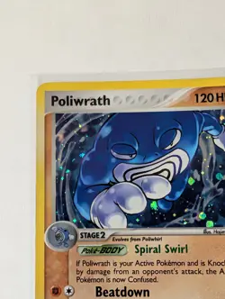Pokemon Poliwrath 11/115 Unseen Forces Holo Rare Stage 2 English 120 HP 2005 - Image 2