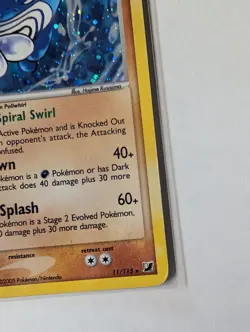 Pokemon Poliwrath 11/115 Unseen Forces Holo Rare Stage 2 English 120 HP 2005 - Image 4