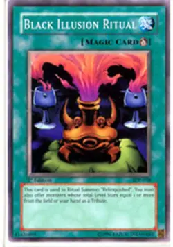 Black Illusion Ritual - SDP-038 - Common - Unlimited Edition - Heavily Played - Image 1