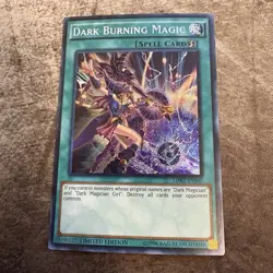 Dark Burning Magic - LDK2-ENS05 - Secret Rare Limited Ed Yugioh - LP - Image 1