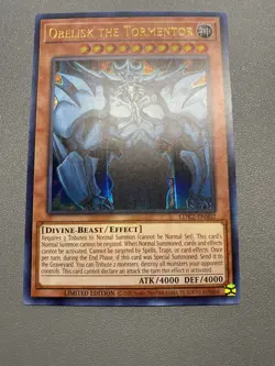 Yu-Gi-Oh! Obelisk The Tormentor Ultra Rare Limited Editor LDK2-ENS02 LP - Image 1
