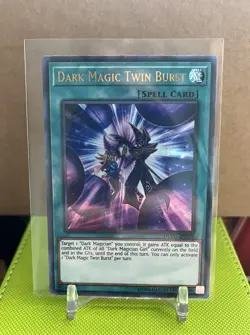 Dark Magic Twin Burst DUPO-EN018 Ultra Rare 1st Edition Duel Power Yu-Gi-Oh! NM - Image 1