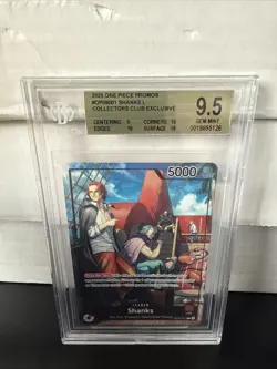 2025 PSA Magazine Promos One Piece OP09-001 Shanks L BGS 9.5 - Image 1