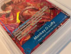 One Piece OP02 EN Alternate Art #062 Monkey D Luffy PSA 10 GEM MINT - Image 3