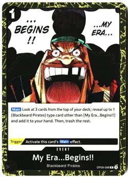 My Era...Begins!! OP09-096 Rare Emperors in the New World One Piece Foil NM - Image 1