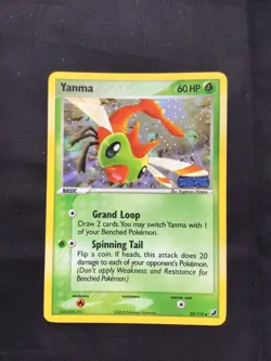 Pokemon Cards: EX Unseen Forces Reverse Holo: Yanma 50/115 - Image 1