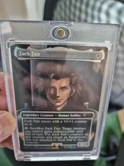 Zack Fair Magic the Gathering Promo Card ( white corner ) - Image 1