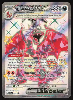 Charizard ex - SVP 074 - Full Art - SV Black Star Promo - Pokemon Card - 1 - Image 1