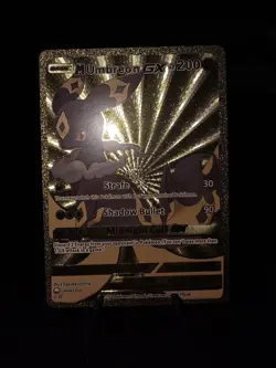 Gold Foil Mega Umbreon Gx Custom Display Card 200hp Midnight Call NM - Image 4