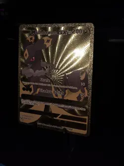 Gold Foil Mega Umbreon Gx Custom Display Card 200hp Midnight Call NM - Image 5
