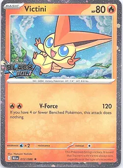 Victini (Black Bolt Stamped) Holo Rare Miscellaneous Cards & Products 012/086 NM - Image 1