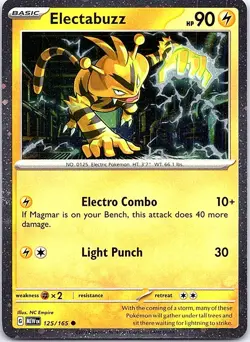 Electabuzz - (Cosmos Holo) Holo Promo Miscellaneous Cards & Products 125/165 NM - Image 1