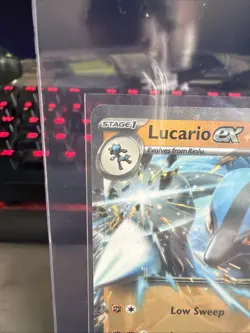 Lucario ex SVP 017 Promo Holo – Scarlet & Violet – LP Pokemon Card – Fast Ship - Image 2