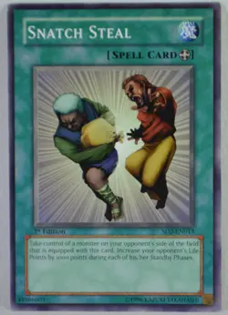 Snatch Steal SD2-EN013 1st Edition YuGiOh! Card - Image 1