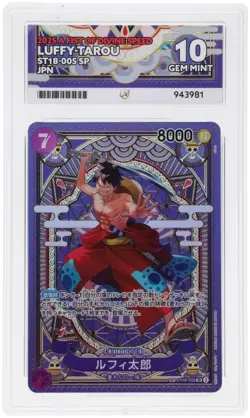 Luffy-Taro ST18-005 SR SP A Fist of Divine Speed ONE PIECE Card Japanese ACE 10 - Image 2