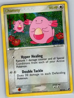 Chansey 20/115 Reverse Holo - Unseen Forces - Pokemon Card - LP - Image 1