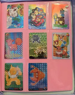 Vintage Pokemon Vending Sticker Cards ( 8 Cards ) Late 90’s/early 2000’s - Image 1
