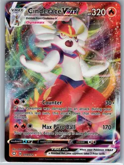 Cinderace VMAX 019/072 Shining Fates - Pokemon Card - NM - Image 1