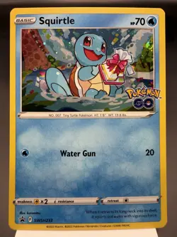 Squirtle SWSH233 - Holo Promo - Sword & Shield Pokemon Card NM - Image 1