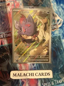 Pokemon x1 N's Zorua - 189 - SV: Scarlet & Violet (Promo Holo 189) (Near Mint!) - Image 1