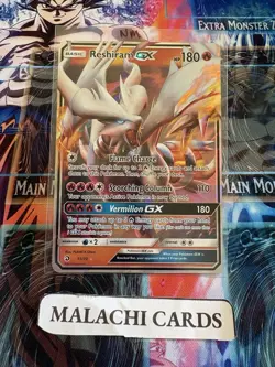 Pokemon x1 Reshiram GX - Dragon Majesty (Ultra Rare 11/70) (Near Mint!) - Image 1