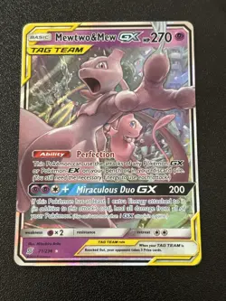 Mewtwo & Mew GX SM - Unified Minds 71/236 Pokemon Card Holo - Image 1