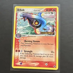 Pokemon TCG Arbok EX Dragon Frontiers 13/101 Reverse Holo Rare Stamped NM - LP - Image 1