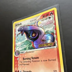 Pokemon TCG Arbok EX Dragon Frontiers 13/101 Reverse Holo Rare Stamped NM - LP - Image 2