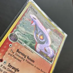 Pokemon TCG Arbok EX Dragon Frontiers 13/101 Reverse Holo Rare Stamped NM - LP - Image 3
