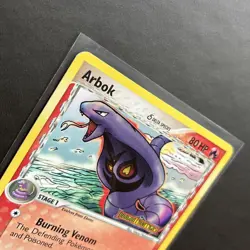 Pokemon TCG Arbok EX Dragon Frontiers 13/101 Reverse Holo Rare Stamped NM - LP - Image 4