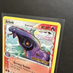 Pokemon TCG Arbok EX Dragon Frontiers 13/101 Reverse Holo Rare Stamped NM - LP - Image 5