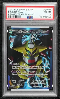 Giratina (Full Art) Pokemon Black & White Black Star Promo #BW74 - Image 1