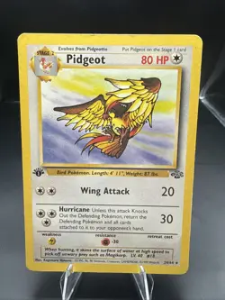 Pokemon Pidgeot 24/64 Jungle 1st Edition - Image 1