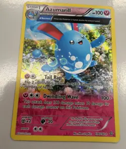 AZUMARILL 104/160 - RARE HOLO - XY PRIMORDIAL CLASH - POKEMON - Image 1