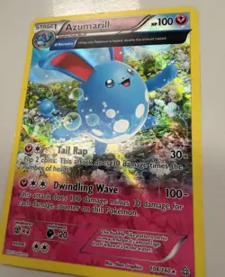 AZUMARILL 104/160 - RARE HOLO - XY PRIMORDIAL CLASH - POKEMON - Image 2