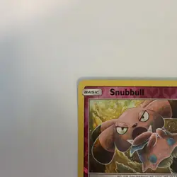 Pokemon TCG Snubbull Reverse Holo Common 90/149 SM Base Set 70HP EN 2017 - Image 2