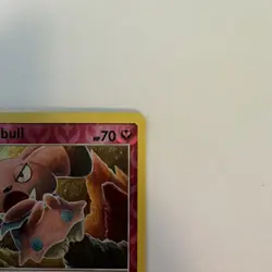 Pokemon TCG Snubbull Reverse Holo Common 90/149 SM Base Set 70HP EN 2017 - Image 3