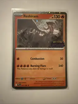 Reshiram - 017/094 - Pokemon Phantasmal Flames STAMPED Cosmos Holo NM FAST SHIP - Image 1