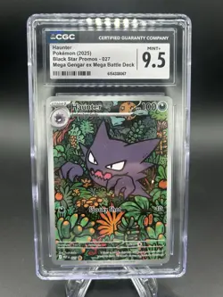 CGC 9.5 Pokemon Haunter 027 Full Art Black Star Promo Mega Gengar EX Deck - Image 3