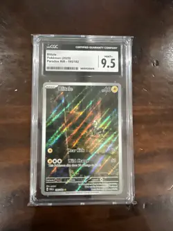 Pokemon Blitzle 195/182 Graded CGC 9.5 2023 Paradox Rift Illustration Rare Holo - Image 1