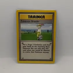 Pokemon TCG Base Set Pokemon Breeder NM/LP 76/102 - Image 1