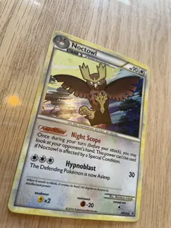 Noctowl HGSS06 Promo HGSS Black Star Promos Pokemon LP - Image 2
