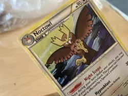 Noctowl HGSS06 Promo HGSS Black Star Promos Pokemon LP - Image 3